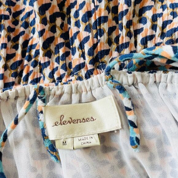 Anthropologie Elevenses Madalenna Ruffle Sleeve Romper - Picture 4 of 5